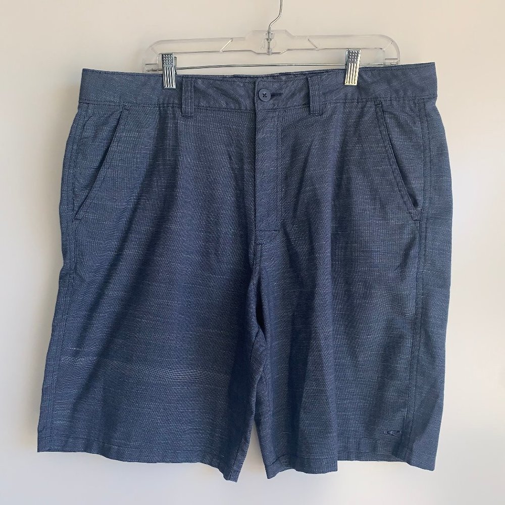 O'NEILL Men's Blue Casual Flat Front Shorts Sz 38